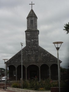 Eglise d'Achao- la plus ancienne des églises de Chiloe