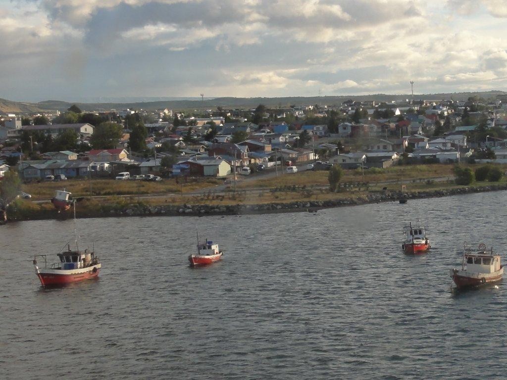 Puerto Natales-Puerto Montt en Ferry-03-Puerto Natales vu du ferry