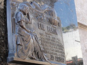 cimenterio de la Recoleta - Eva Peron