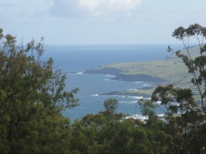 paysage vu depuis mon ascension au volca