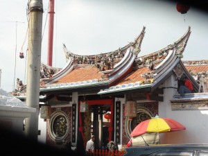 le plus vieux temple chinois à Malacca "chebg Hoonteng - construit en 1673