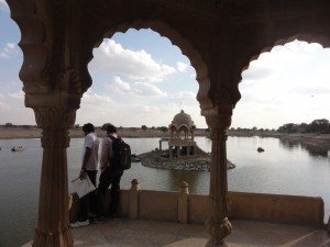 vue sur le lac depuis le kiosque