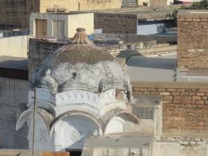 toujours vue depuis la terrasse de notre hôtel