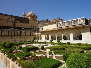 un jardin intérieur